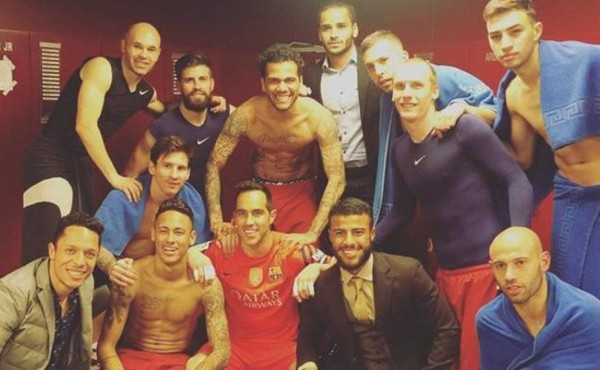 La foto del Barça con dedicatoria especial para Cristiano Ronaldo