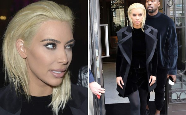 ¡Kim Kardashian ahora es rubia!