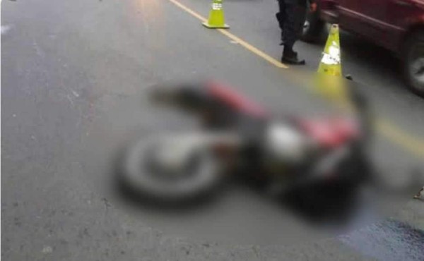 Motociclista muere arrollado por una rastra en Tegucigalpa