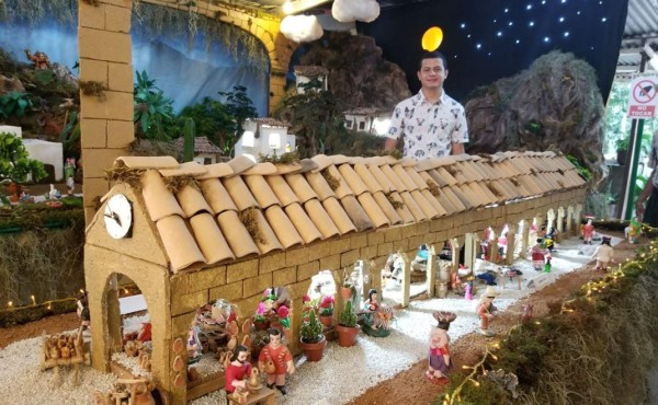 El encantador nacimiento desde uno de los rincones de Santa Bárbara