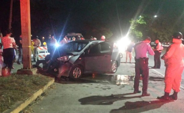 Mujer estadounidense muere en accidente en San Manuel, Cortés