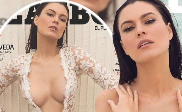 Ex del hijo de Bárbara Mori posa embarazada para Playboy