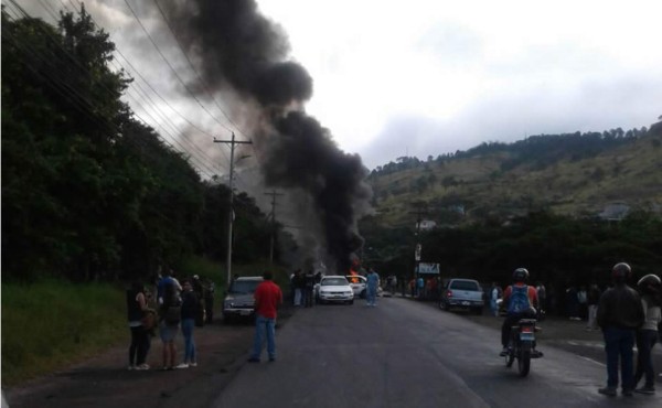 Toma en Valle de Ángeles, Francisco Morazán.