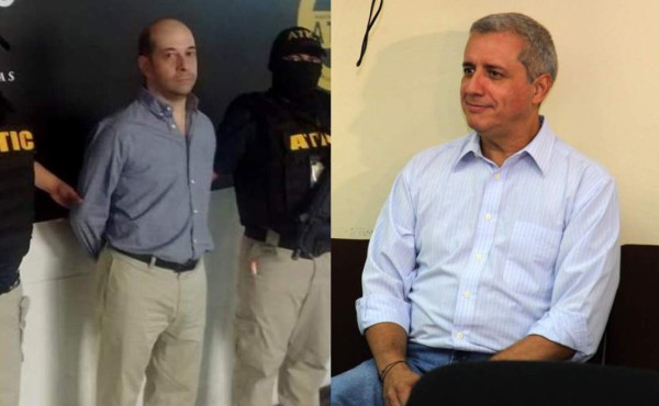 Mario Zelaya y su amigo Roberto Bandes en audiencia inicial