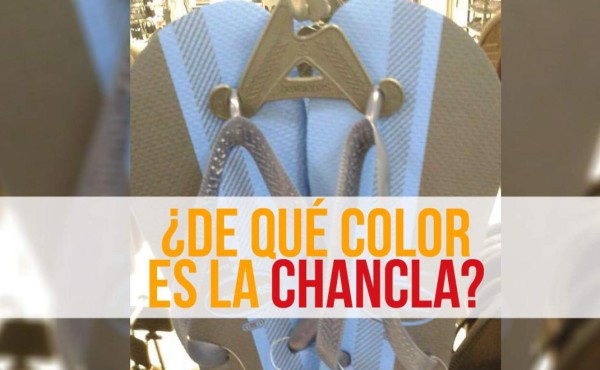 ¿De qué color es la 'chancleta'? el nuevo reto viral