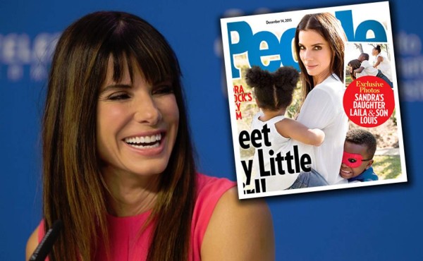 Sandra Bullock presenta a su hija, Laila