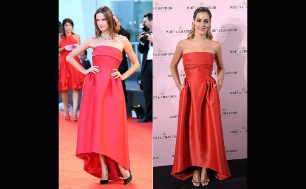 Dos mujeres un mismo vestido ¿Quién lo luce mejor?