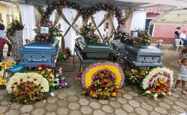 Sepultan los restos de familia hondureña asesinada en Iowa