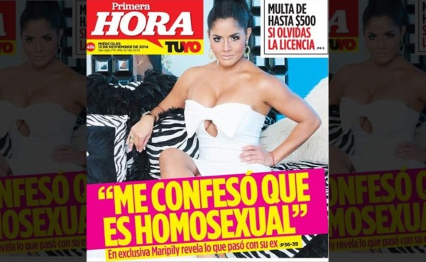 Maripily dice que su ex era gay