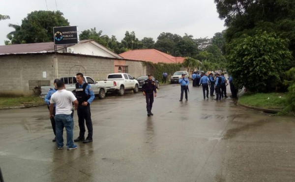 Un muerto en tiroteo en el Ministerio Público de El Progreso