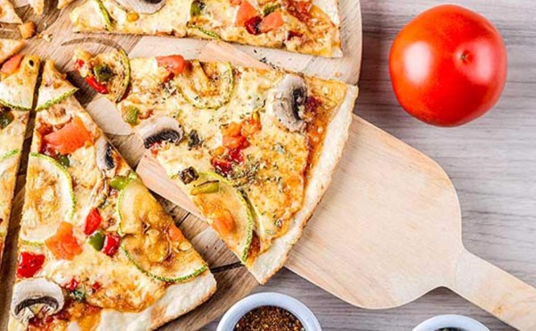 Nutritiva pizza de avena