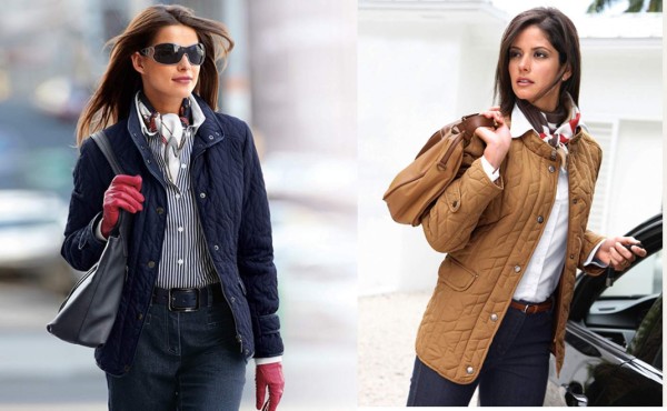 Abrigada y a la moda