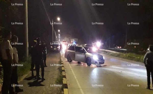 Identifican a hombres ultimados anoche dentro de su carro en San Pedro Sula