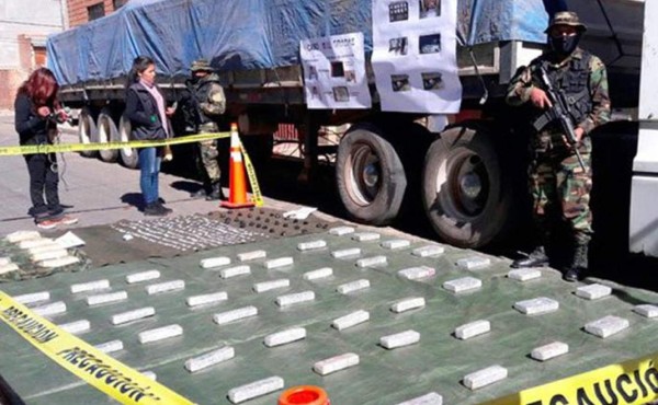 Decomisan siete toneladas de cocaína que iban a Honduras