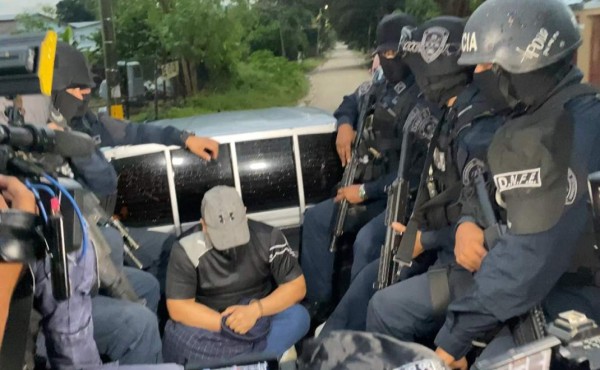 Capturan a supuestos asaltantes de furgones en San Pedro Sula y Siguatepeque