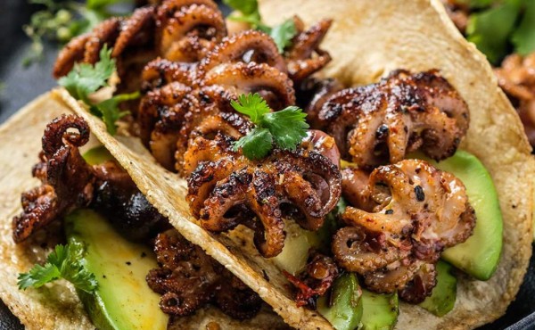 Tacos de pulpo&nbsp;&nbsp;