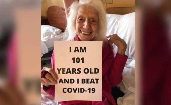 La increíble historia de una mujer de 101 años que sobrevive a la gripe española, al cáncer y ahora al coronavirus