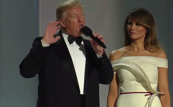 'A mi manera”, el primer baile de Trump como Presidente