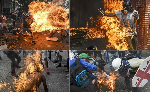 Foto una Venezuela 'en llamas' gana el World Press Photo 2018