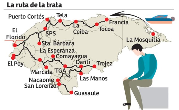 EEUU demanda más atención a Honduras para combatir la trata de personas