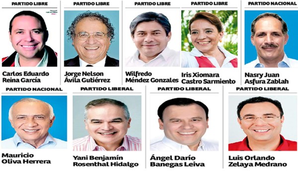 Uno a uno, ellos son los 9 precandidatos de las primarias en Honduras
