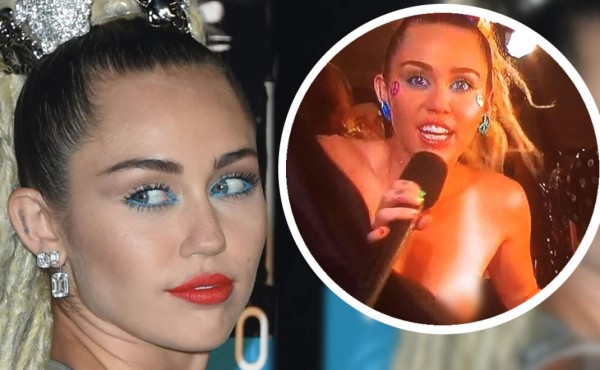 El destape de Miley Cyrus en los MTV VMA 2015