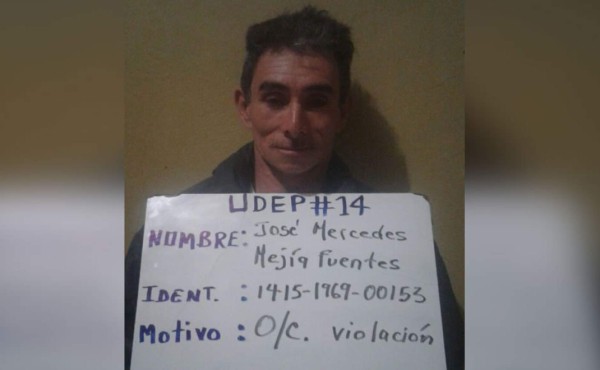 Capturan a un presunto violador en el occidente de Honduras
