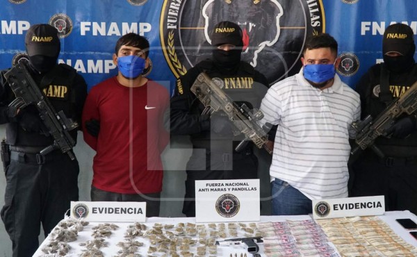 Capturan a dos presuntos cabecillas de la MS13 en Villanueva