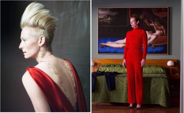 Tilda Swinton y un Balenciaga a las órdenes de Álmodovar