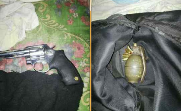 Policía de Honduras arresta a joven con granada de fragmentación