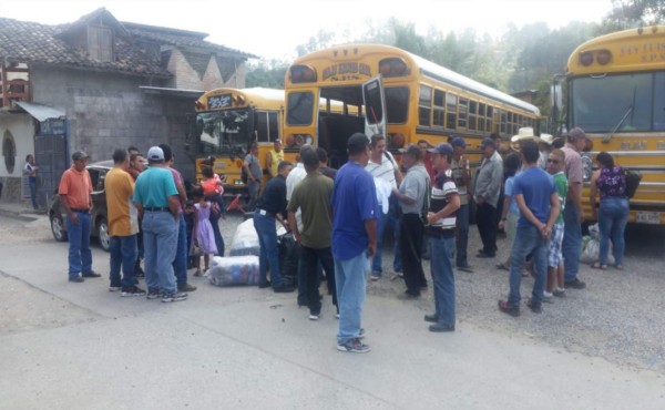 Un herido deja asalto dentro de bus en Colinas, Santa Bárbara