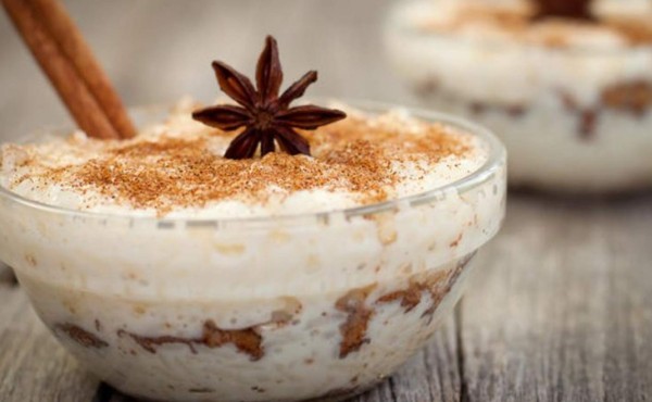 Arroz con leche en microondas