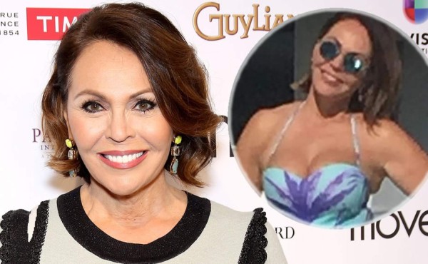 María Elena Salinas luce espectacular en traje de baño