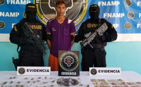 Capturan a 'El Conejo', supuesto distribuidor de drogas en La Ceiba