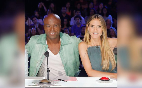 Heidi Klum y Seal conocen a sus dobles en miniatura  