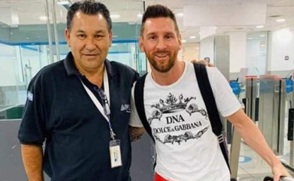 Lionel Messi llegó a Argentina para pasar las fiestas