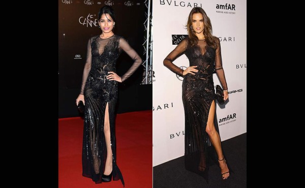 Dos mujeres un mismo vestido ¿Quién lo luce mejor?