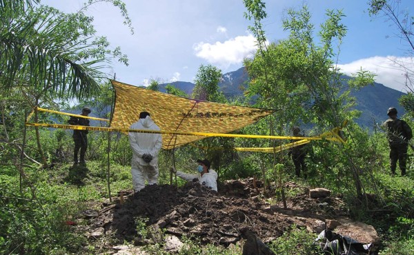 Colombia: hallan fosa con restos de unas 62 personas