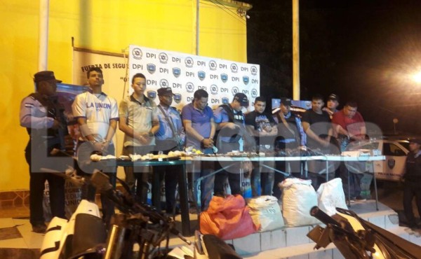 Capturan a seis integrantes de la MS-13 en El Progreso