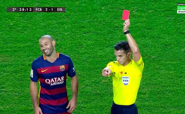 Mascherano dijo 'la concha de tu madre' al árbitro
