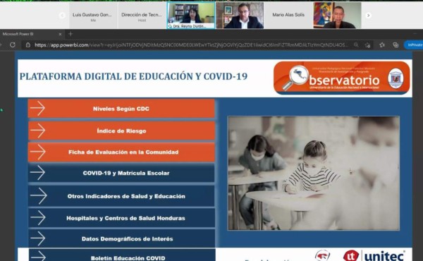 Lanzan plataforma digital para datos estadísticos en educación y salud hacia la semipresencialidad  