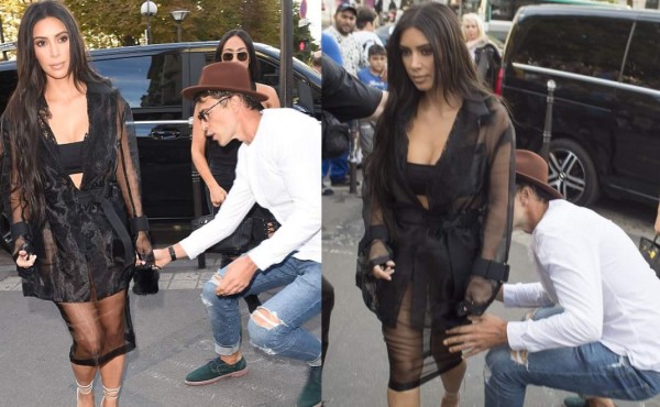 Le besa el trasero a Kim Kardashian ¡y lo atrapan!