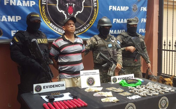 Capturan a supuesto distribuidor de droga de la mara salvatrucha en Choluteca