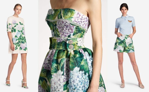 Hortensias, estampado del momento