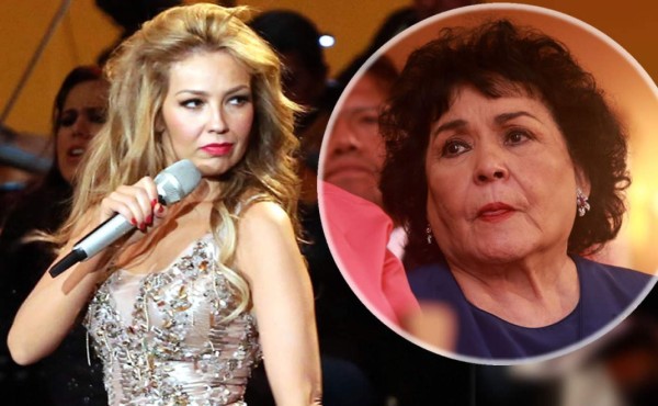 Thalía triste por broma de Carmen Salinas