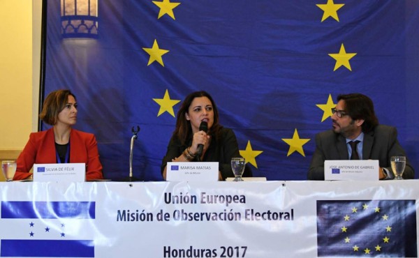 Unión Europea comienza su misión de observación electoral en Honduras