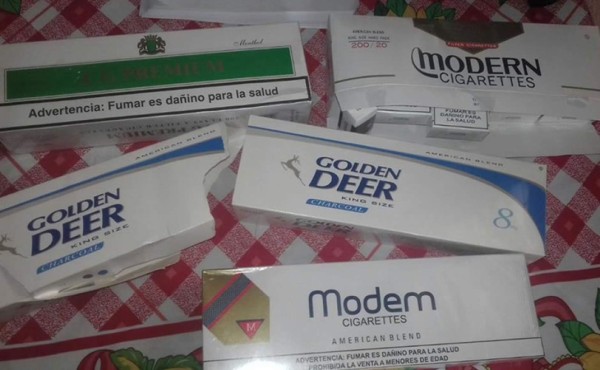 Decomisan un gran cargamento de cigarrillos en Ocotepeque