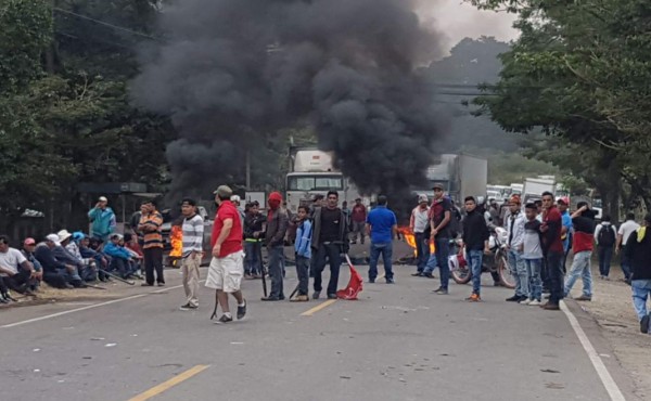 Continúan las protestas en el occidente del país