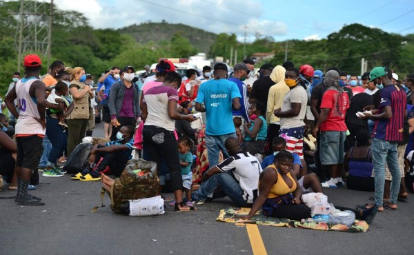 Policía hondureña asegura que no hubo enfrentamientos con migrantes extranjeros