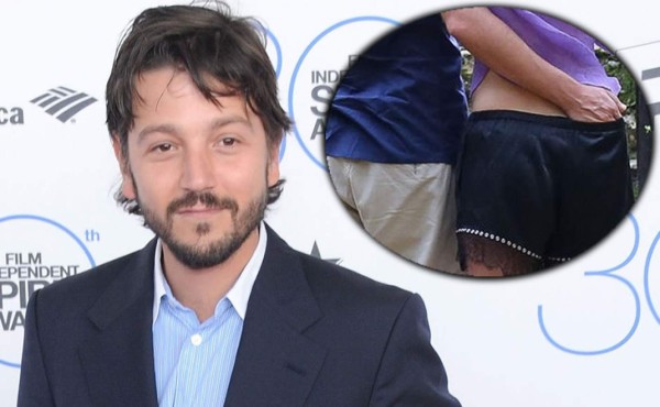 Captan a Diego Luna 'metiendo mano' a ex de Bradley Cooper